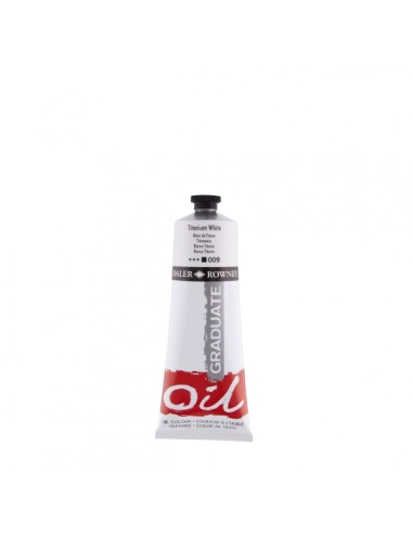 Daler Rowney Graduate Pintura al Oleo - Tubo de Aluminio - 220ml - Color Blanco Titanio