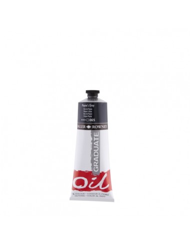 Daler Rowney Graduate Pintura al Oleo - Tubo de Aluminio - 220ml - Color Gris de Payne