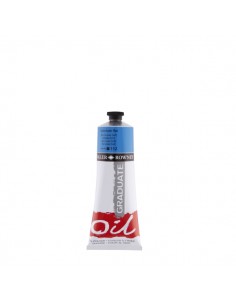 Daler Rowney Graduate Pintura al Oleo - Tubo de Aluminio - 220ml - Color Azul Ceruleo