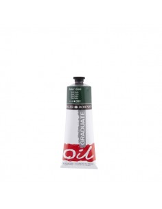 Daler Rowney Graduate Pintura al Oleo - Tubo de Aluminio - 220ml - Color Verde Hooker