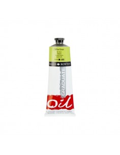 Daler Rowney Graduate Pintura al Oleo - Tubo de Aluminio - 220ml - Color Amarillo Verde
