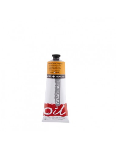 Daler Rowney Graduate Pintura al Oleo - Tubo de Aluminio - 220ml - Color Amarillo de Cadmio Profundo