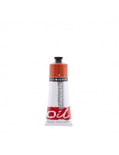 Daler Rowney Graduate Pintura al Oleo - Tubo de Aluminio - 220ml - Color Naranja de Cadmio