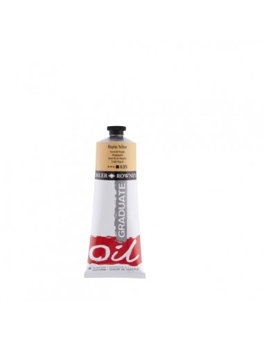 Daler Rowney Graduate Pintura al Oleo - Tubo de Aluminio - 220ml - Color Amarillo de Napoles
