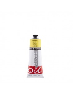 Daler Rowney Graduate Pintura al Oleo - Tubo de Aluminio - 220ml - Color Amarillo Limon