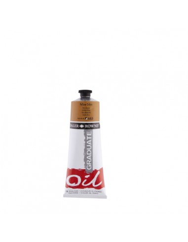 Daler Rowney Graduate Pintura al Oleo - Tubo de Aluminio - 220ml - Color Ocre Amarillo