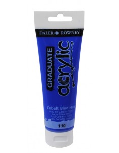 Daler Rowney Graduate Pintura Acrilica - Tubo de Plastico - 120ml - Color Azul Cobalto