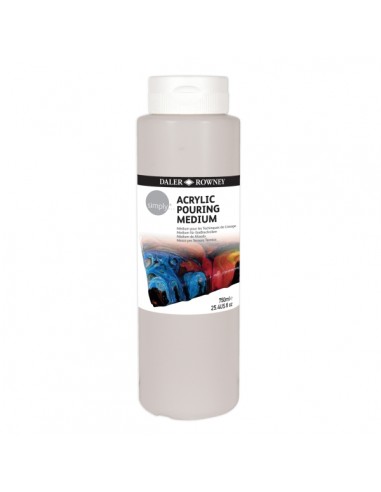 Daler Rowney Simply Medium Alisado para Tecnica Pouring - Bote de Plastico - 750ml