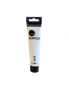 Daler Rowney Simply Pintura Acrilica - Tubo de Plastico - 75ml - Color Blanco