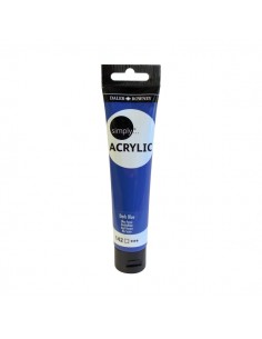 Daler Rowney Simply Pintura Acrilica - Tubo de Plastico - 75ml - Color Azul Oscuro