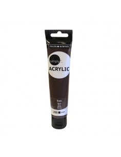 Daler Rowney Simply Pintura Acrilica - Tubo de Plastico - 75ml - Color Marron
