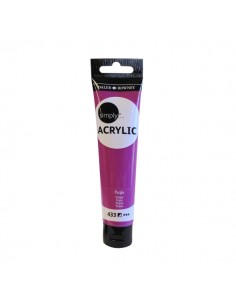 Daler Rowney Simply Pintura Acrilica - Tubo de Plastico - 75ml - Color Lila