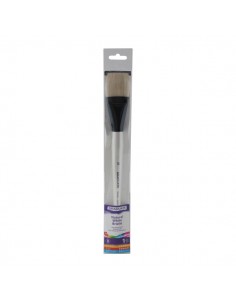 Daler Rowney Graduate Pincel para Oleo - Pelo de Cerda Natural - Mango Largo - Bright - NÂ°18