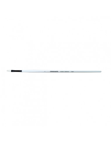 Daler Rowney Graduate Pincel para Oleo - Pelo de Cerda Natural - Mango Largo - Lengua de Gato - NÂ°1