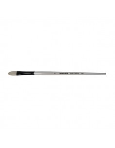 Daler Rowney Graduate Pincel para Oleo - Pelo de Cerda Natural - Mango Largo - Lengua de Gato - NÂ°8