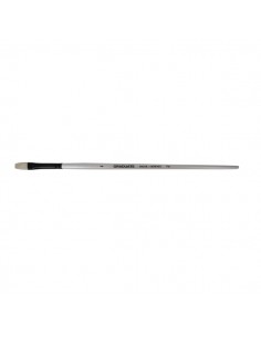 Daler Rowney Graduate Pincel para Oleo - Pelo de Cerda Natural - Mango Largo - Plano - NÂ° 4
