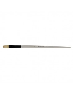 Daler Rowney Graduate Pincel para Oleo - Pelo de Cerda Natural - Mango Largo - Plano - NÂ°8