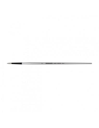 Daler Rowney Graduate Pincel para Oleo - Pelo de Cerda Natural - Mango Largo - Redondo - NÂ°2