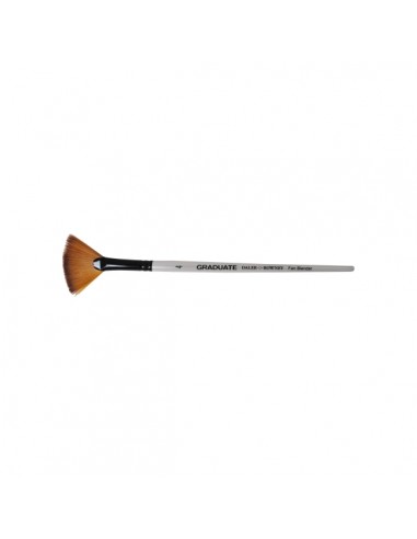Daler Rowney Graduate Pincel Multitecnica - Pelo Sintetico - Mango Corto - Abanico NÂ-4
