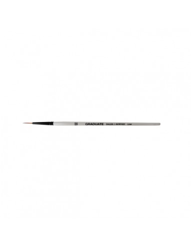 Daler Rowney Graduate Pincel Acuarela - Pelo Sintetico - Mango Corto - Liner 10 0