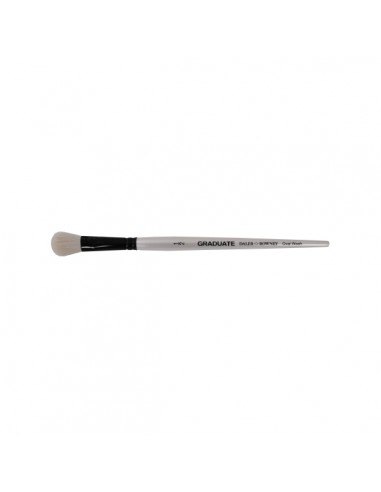 Daler Rowney Graduate Pincel Acuarela - Pelo de Cabra Natural - Mango Corto - Oval Lavis 1 2"