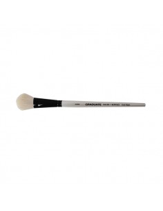 Daler Rowney Graduate Pincel Acuarela - Pelo de Cabra Natural - Mango Corto - Oval Lavis 3 4"
