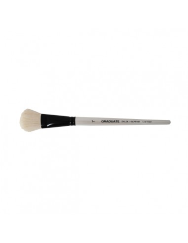 Daler Rowney Graduate Pincel Acuarela - Pelo de Cabra Natural - Mango Corto - Oval Lavis 1"