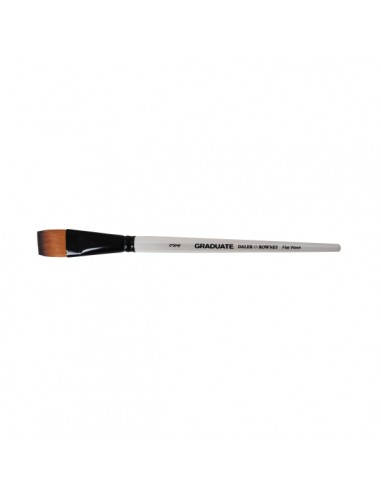 Daler Rowney Graduate Pincel Multitecnica - Pelo Sintetico - Mango Corto - Plano Lavis-3 4"