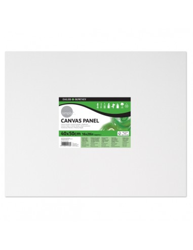 Daler Rowney Simply Carton Entelado - 250g - 40x50cm - Imprimacion Triple - Grano Medio - 100-Algodon sin Acido - 250g -