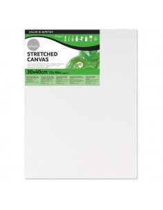 Daler Rowney Simply Bastidor Entelado - 30x40cm - Imprimacion Triple - Grano Medio - 100-Algodon sin Acido - 250g - Color