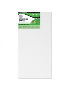 Daler Rowney Simply Bastidor Entelado - 30x60cm - Imprimacion Triple - Grano Medio - 100-Algodon sin Acido - 250g - Color