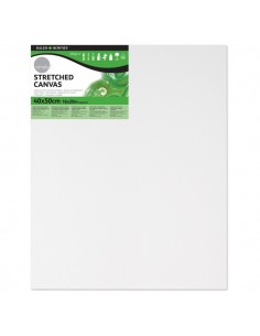 Daler Rowney Simply Bastidor Entelado - 40x50cm - Imprimacion Triple - Grano Medio - 100-Algodon sin Acido - 250g - Color