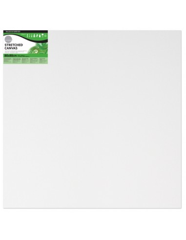 Daler Rowney Simply Bastidor Entelado - 80x80cm - Imprimacion Triple - Grano Medio - 100-Algodon sin Acido - 250g - Color