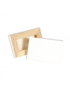 Daler Rowney Simply Lienzo Mini - Rectangulo - 5.1x7.7cm - Color Blanco