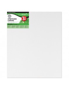 Daler Rowney Simply Pack de 3 Bastidores Entelados- 50x60cm - Imprimacion Triple - Grano Medio - 100-Algodon sin Acido -