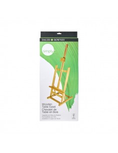 Daler Rowney Simply Caballete de Mesa de Madera - Altura de Lienzo de 55cm