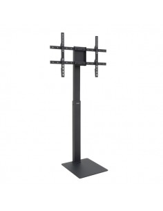 Tooq Midas Soporte de Suelo para Pantallas de 37-70" - Giro y Rotacion Regulables - Gestion de Cables - Peso Max 40kg - VESA