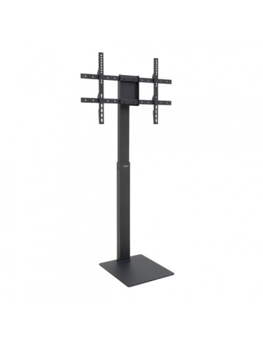 Tooq Midas Soporte de Suelo para Pantallas de 37-70" - Giro y Rotacion Regulables - Gestion de Cables - Peso Max 40kg - VESA