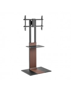 Aisens Soporte de Suelo para TV 37â-86â - Acero Alta Resistencia - Bandeja - Vesa Maximo 600x400mm - Carga Maxima