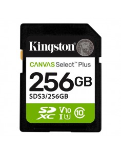 Kingston Tarjeta SDXC 256GB UHS-I Clase 10 150MB s Canvas Select Plus