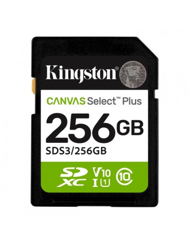 Kingston Tarjeta SDXC 256GB UHS-I Clase 10 150MB s Canvas Select Plus