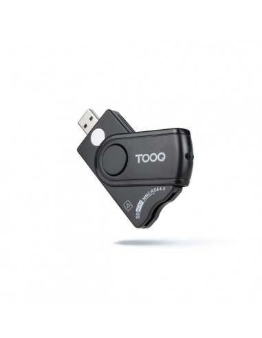 Tooq Lector de Tarjeta Inteligente y DNI-SIM-SD y SF - USB-A - Compatible con DNI 4.0 y Documento de Identidad de Portugal