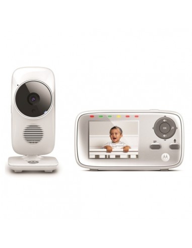 Motorola Nursery VM483 Vigilabebes con Camara - Vision Nocturna - Comunicacion Bidireccional - Pantalla 2 8" - Alcance hasta