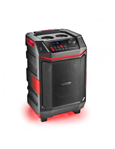 NGS Altavoz Premium 300W - Bluetooth 5.4 - USB y AUX - Iluminacion LED - Resistente al Agua - Color Negro