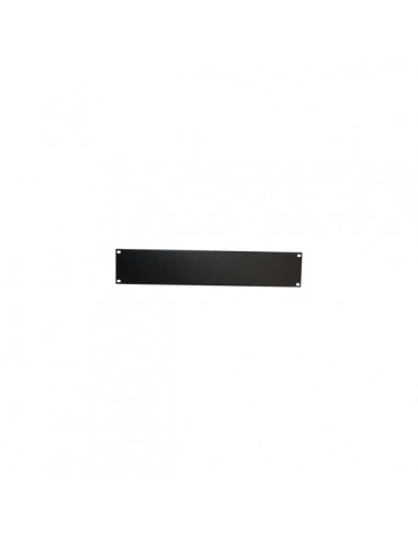 WP Tapa Delantera para Armario 2U - 490x15x100mm - Color Negro