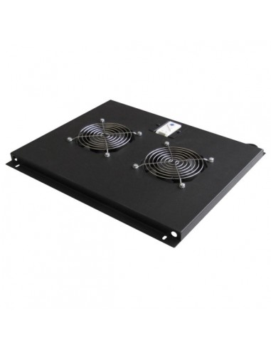 WP Termostato para Armarios de la Serie RNA con 2 Ventiladores - 475x55x400mm - Color Negro