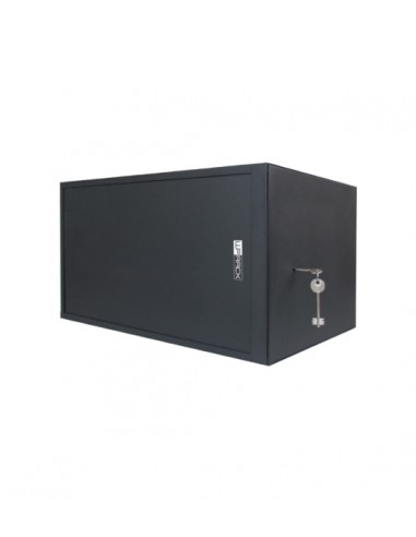 WP RWS-12506-B Armario Mural de Seguridad 12U - Puerta Corrediza - Antirrobo Clase RC4 - 560x600x592mm - Color Negro