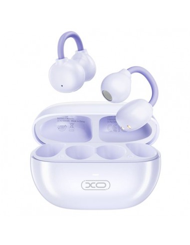 XO G40 Pearl Clip Auriculares TWS - Bluetooth 5.3 - Color Violeta