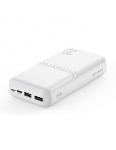 XO PR252 Powerbank 20000mAh - USB-A-USB-C y Lightning - Color Blanco