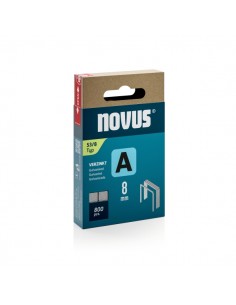 Novus A Tipo 53 Caja de 800 Grapas 53 8 Galvanizadas - Patilla de 6mm